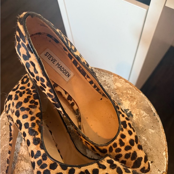 Steve Madden Animal Print Heels - Picture 7 of 10